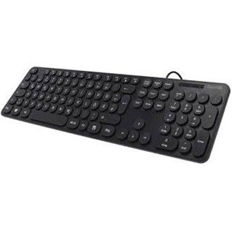 Hama KC-500 Retro USB magyar billentyűzet fekete (írógép design)