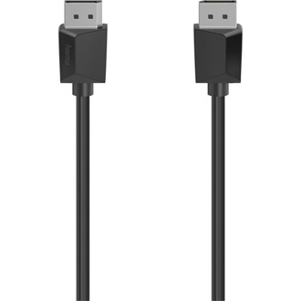 Hama DisplayPort 1.2 -> DisplayPort 1.2 M/M video kábel 1.5m fekete