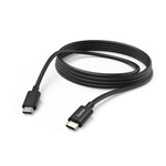 Hama USB-C -> USB-C M/M adatkábel 3m fekete