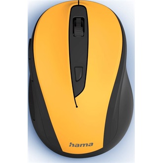Hama MW-400 V2 optikai vezeték nélküli egér sárga-fekete