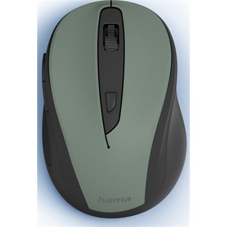 Hama MW-400 V2 optikai vezeték nélküli egér zöld-szürke