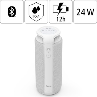 Hama Pipe 2.0 2000mAh IPX4 1.0 hangszóró fehér