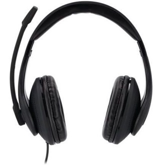 Hama USB-300 fejhallgató headset fekete