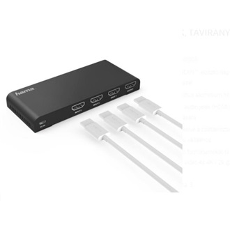 Hama távirányítható 3-portos HDMI switch fekete 4K/2K@30/60Hz
