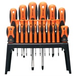 Handy Tools 18db-os csavarhúzókészlet fekete-narancssárga