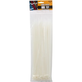Handy Tools 300x4,6mm kábelkötegelő fehér 100db