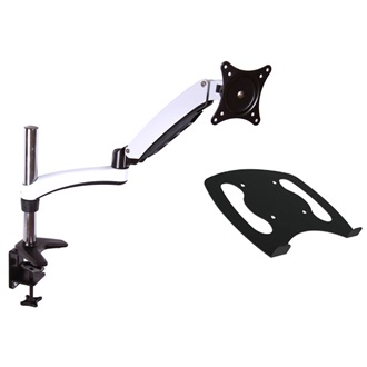 Harmantrade LRA30 rugós karos notebook asztali állvány fekete-fehér