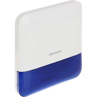 HikVision AX Pro Wireless External Sounder (868MHz) Wi-Fi riasztó sziréna fehér-kék