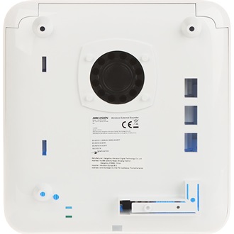 HikVision AX Pro Wireless External Sounder (868MHz) Wi-Fi riasztó sziréna fehér-kék