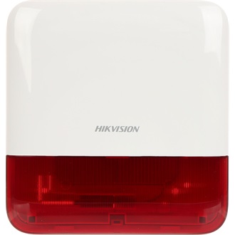 HikVision AX Pro Wireless External Sounder (868MHz) Wi-Fi riasztó sziréna fehér-narancssárga