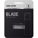 Hikvision 128GB HIKSEMI BLADE vízálló USB-C 3.2 Gen1 pendrive BOX szürke