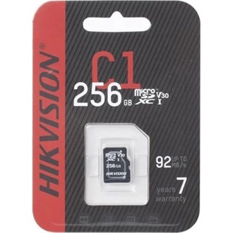Hikvision 256GB HIKSEMI NEO UHS-1 Class10 microSDHC memóriakártya BOX fekete