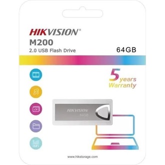 Hikvision 64GB HIKSEMI M200 Classic USB-A 2.0 pendrive BOX szürke