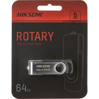 Hikvision 64GB HIKSEMI ROTARY M200S USB-A 2.0 pendrive BOX ezüst-fekete