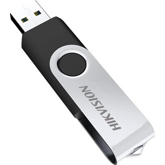Hikvision 64GB HIKSEMI ROTARY M200S USB-A 3.0 pendrive BOX ezüst-fekete