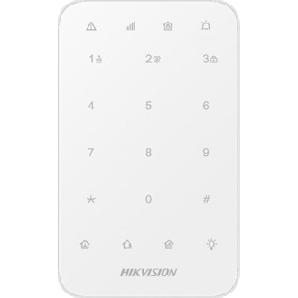 Hikvision AX Pro Hozzáférési billentyűzet - DS-PK1-E-WE (Falra rögzíthető, háttérvilágítás)