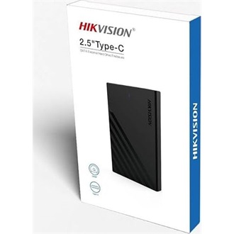 Hikvision HIKSEMI 2.5" SATA3 USB-C külső ház fekete