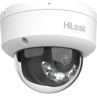Hikvision HiLook IP dómkamera - IPC-D140HA-LU (4MP, 2,8mm, kültéri, H265+, IP67, IK10, IR30m, ICR, DWDR, PoE)