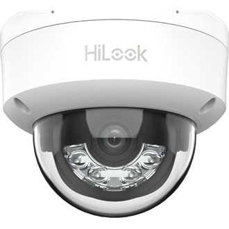 Hikvision HiLook IP dómkamera - IPC-D140HA-LU (4MP, 2,8mm, kültéri, H265+, IP67, IK10, IR30m, ICR, DWDR, PoE)