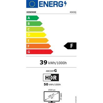 Hisense 40" 40A5Q Full HD Smart QLED TV
