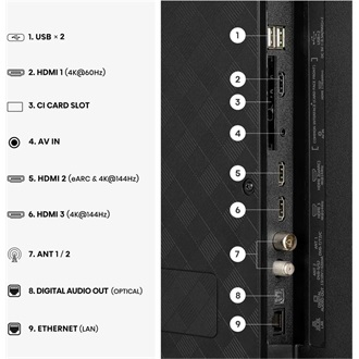 Hisense 43E7S 43" QLED smart TV