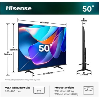 Hisense 50A6S 50" LED smart TV