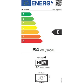Hisense 50E7Q PRO 50" QLED smart TV