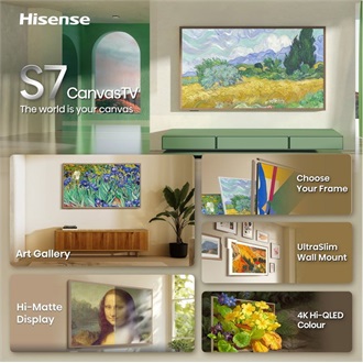 Hisense 65S7S Canvas 65" QLED smart TV
