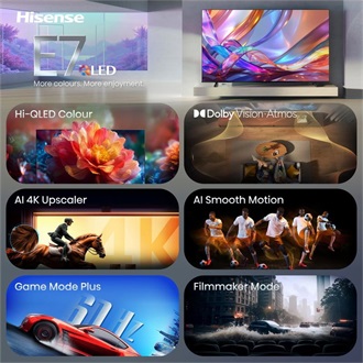 Hisense 75E7S 75" QLED smart TV