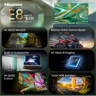 Hisense 75E8S 75" ULED MiniLED smart TV