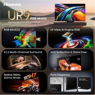 Hisense 75UR9S 75" IPS MiniLED smart TV