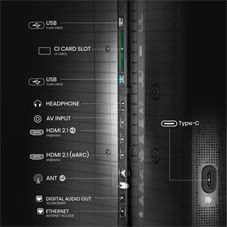Hisense 85" 85U8Q 4K UHD Smart MiniLED ULED TV