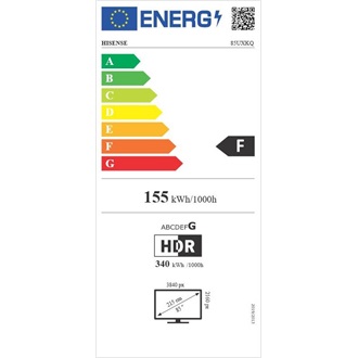 Hisense 85" 85UXKQ 4K UHD Smart Mini-LED ULED TV