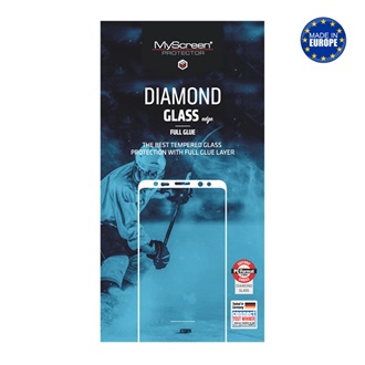 Honor 200 Lite 5G MYSCREEN DIAMOND GLASS EDGE képernyővédő üveg 2.5D, 9H, FEKETE