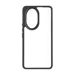 Honor 200 Pro 5G Gigapack Szilikon telefonvédő ütésállóság, átlátszó hátlap, FEKETE