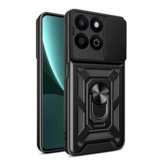 Honor 200 Smart GIGAPACK Defender szilikon telefonvédő ütésállóság, kameravédő, FEKETE