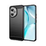 Honor 400 GIGAPACK Szilikon telefonvédő ütésállóság, karbon minta, FEKETE