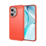 Honor 400 GIGAPACK Szilikon telefonvédő ütésállóság, karbon minta, PIROS