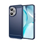 Honor 400 GIGAPACK Szilikon telefonvédő ütésállóság, karbon minta, SÖTÉTKÉK