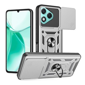 Honor 400 Lite GIGAPACK Defender szilikon telefonvédő ütésállóság, kameravédő, EZÜST