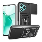 Honor 400 Lite GIGAPACK Defender szilikon telefonvédő ütésállóság, kameravédő, FEKETE