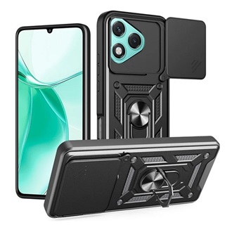 Honor 400 Lite GIGAPACK Defender szilikon telefonvédő ütésállóság, kameravédő, FEKETE