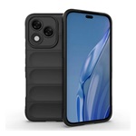 Honor 400 Lite GIGAPACK Szilikon telefonvédő ütésállóság, 3D, FEKETE