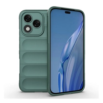 Honor 400 Lite GIGAPACK Szilikon telefonvédő ütésállóság, 3D, SÖTÉTZÖLD