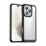 Honor 400 Lite GIGAPACK Szilikon telefonvédő ütésállóság, átlátszó hátlap, FEKETE