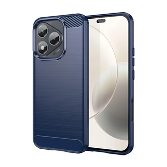 Honor 400 Lite GIGAPACK Szilikon telefonvédő ütésállóság, karbon minta, SÖTÉTKÉK