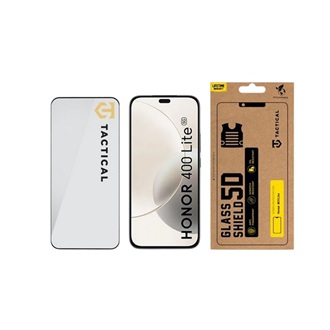 Honor 400 Lite TACTICAL GLASS SHIELD 5D képernyővédő üveg 5D, 9H, FEKETE