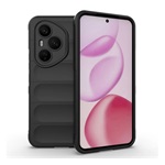 Honor 400 Pro GIGAPACK Szilikon telefonvédő ütésállóság, 3D, FEKETE