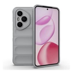 Honor 400 Pro GIGAPACK Szilikon telefonvédő ütésállóság, 3D, VILÁGOSSZÜRKE