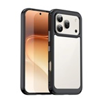 Honor 600 / 600 Pro GIGAPACK Szilikon telefonvédő ütésállóság, átlátszó hátlap, FEKETE